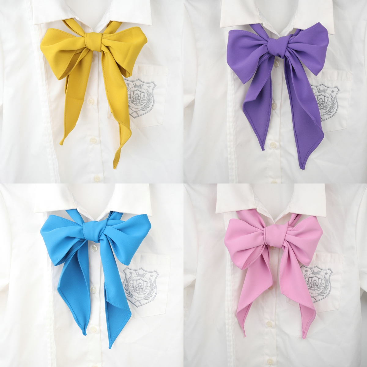 日系JK制服领花纯色手打直条巾蝴蝶结长条斜角水手服配饰学院风