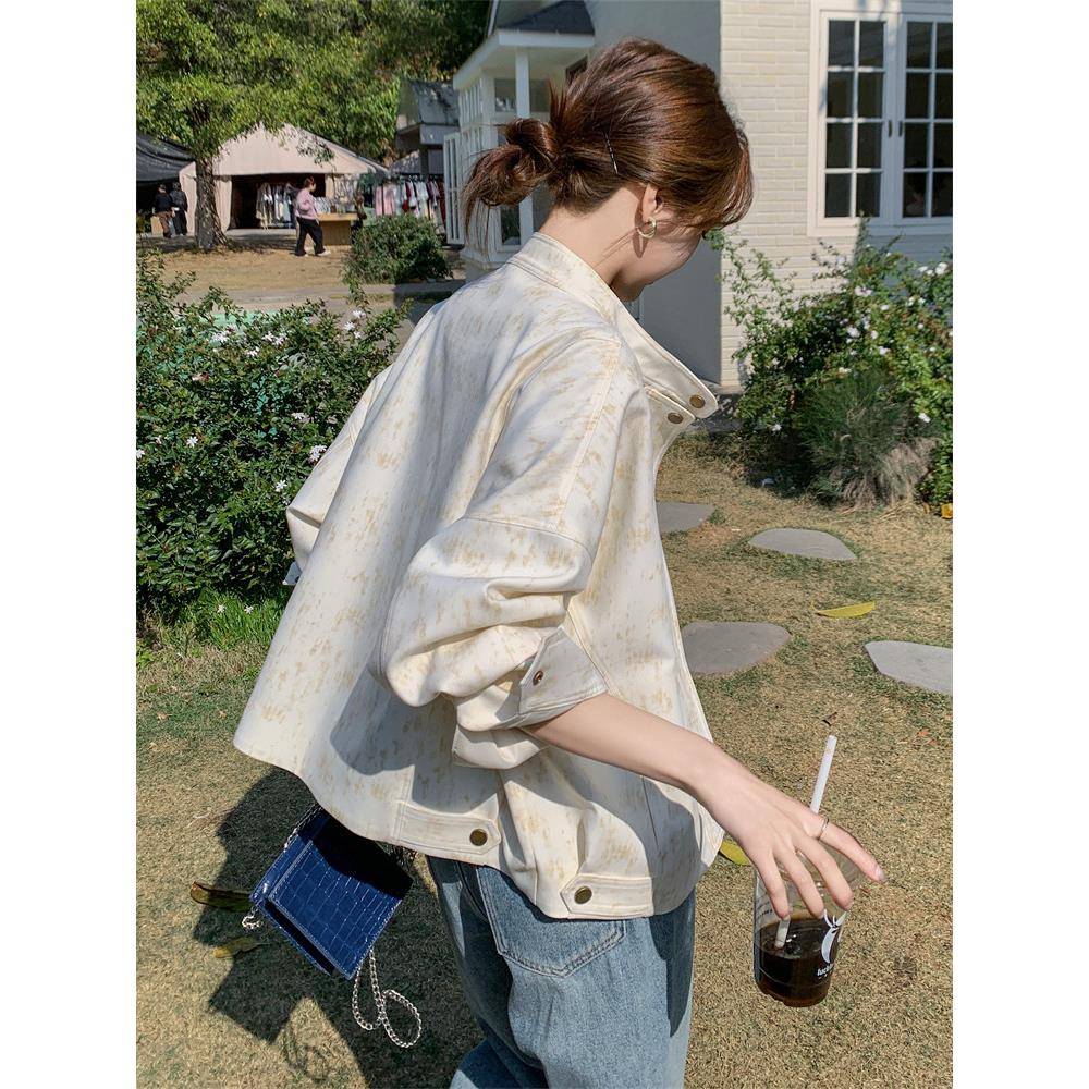 今年流行短款立领棒球服外套女春秋季超火宽松小个子短款夹克上衣