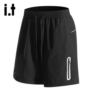 宽松透气休闲运动五分裤 短裤 透气舒爽男款 子6M izzue官方夏季