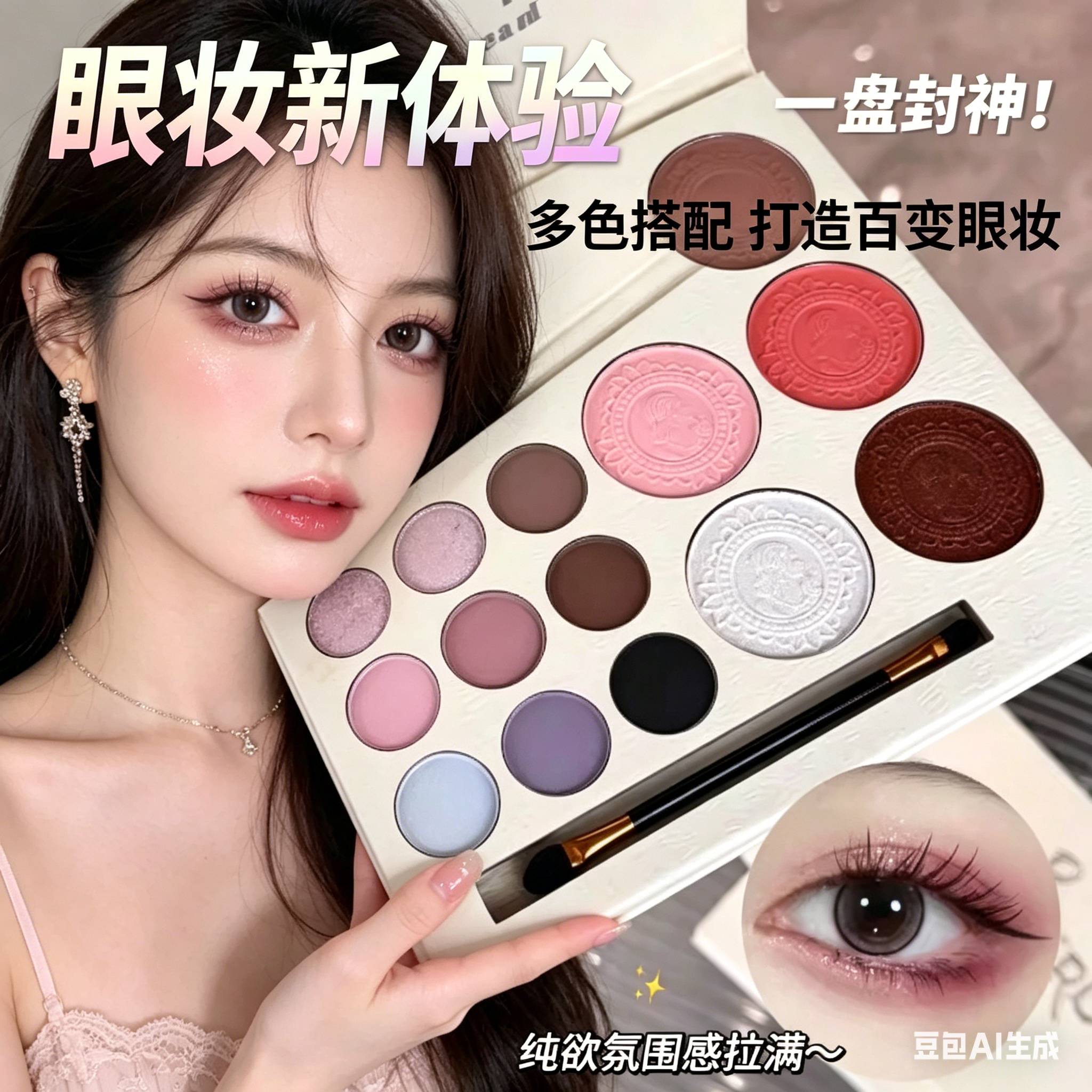 【一盘多用】春夏氛围感眼影盘