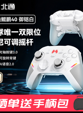 北通鲲鹏40御铠白星闪智能游戏手柄pc电脑版switch2无线蓝牙ns平板电视xbox手机steam特斯拉黑神话悟空地平线