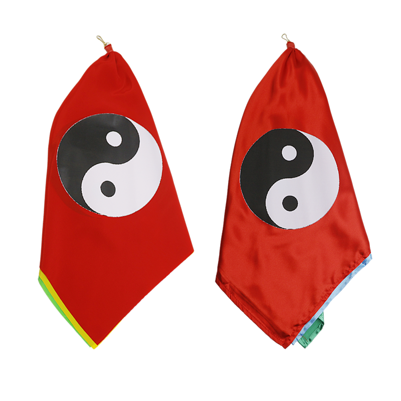 聚武园太极刀用印阴阳鱼图案刀彩