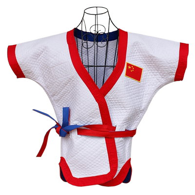 聚武园国旗款加厚比赛摔跤服褡裢