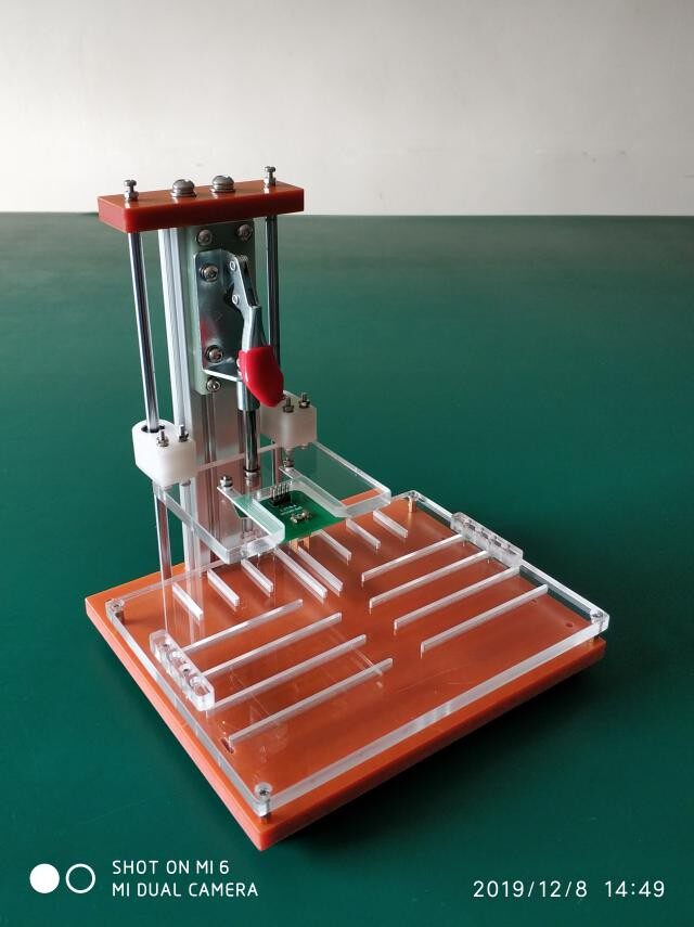 SOP8 WSON SPI FLASH固件烧录 8脚码片 1.27mm探针顶针治具烧录_虎窝淘