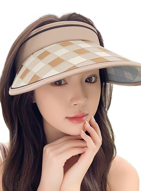 欢瑾遮阳帽户外防晒休闲女夏大檐