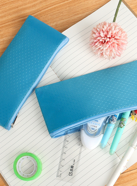 杰利 防水票据袋a6收纳袋交通卡身份证卡包证件卡片袋小号便携装车票钢笔零钱袋 文具袋拉链袋文件袋定制LOGO