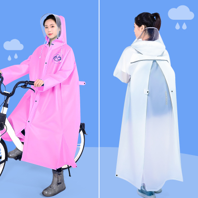 电瓶电动车雨衣初中学生儿童大童女款男款上学骑行专用自行车雨披