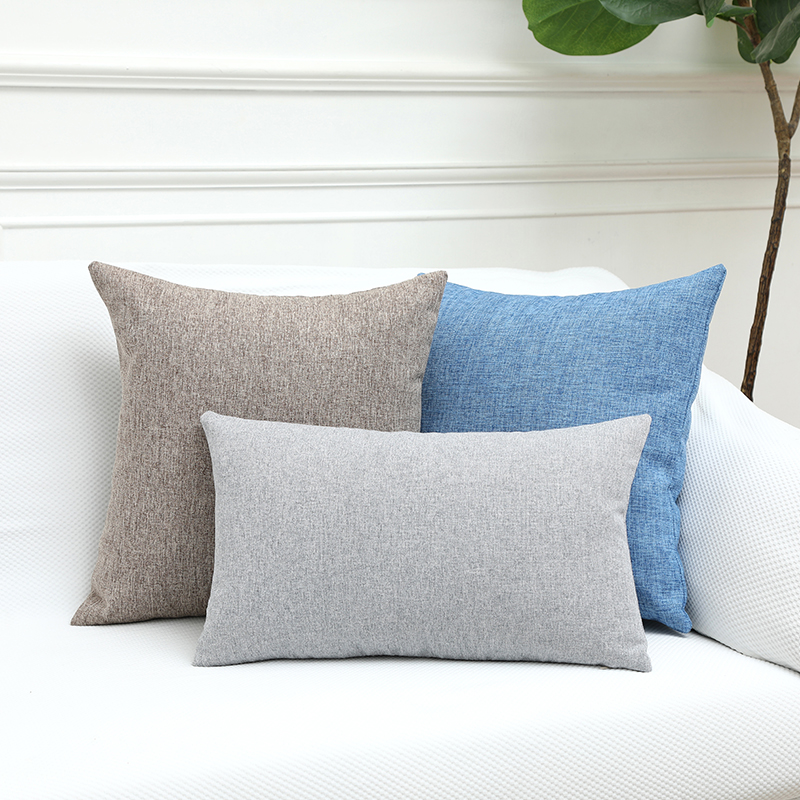北欧风格棉麻抱枕客厅沙发长条靠背床上睡觉夹腿靠垫ins枕套枕芯