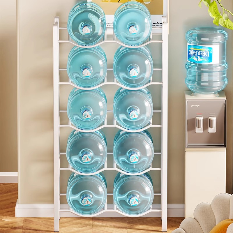 水桶置物架家用落地多层纯净水桶放置架大桶矿泉水倒置分层收纳架