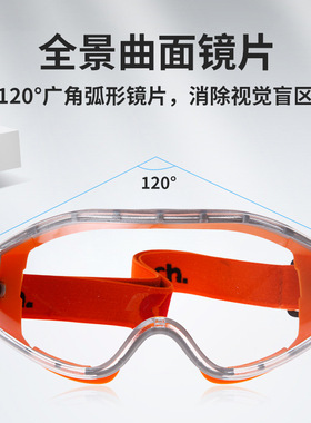成楷科技 CKY-EF21 护目镜劳保防风镜防冲击防飞溅防雾防护眼镜
