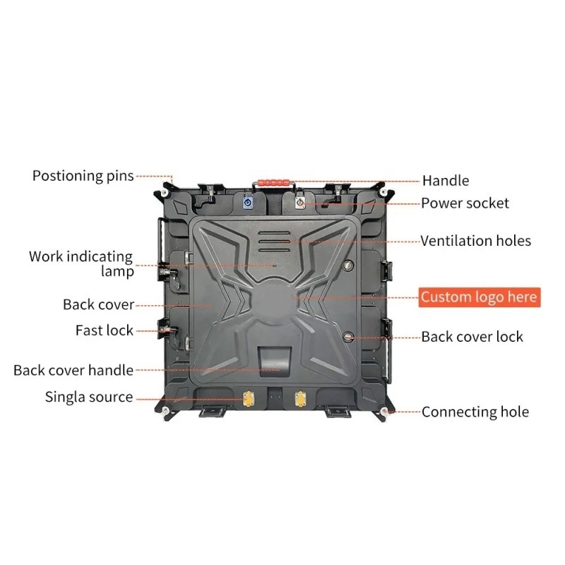 P2 P2.5 室内LED显示屏 高清酒店宴会厅会议室 前维护LED电子屏幕