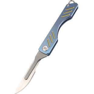 氚气刀随身刀折叠刀长款大号开刃钛合金折刀户外刀锋利钢迷你小刀