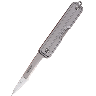 不锈钢美工刀11号手术刀迷你折叠刀随身钥匙扣小刀锋利快递开箱刀