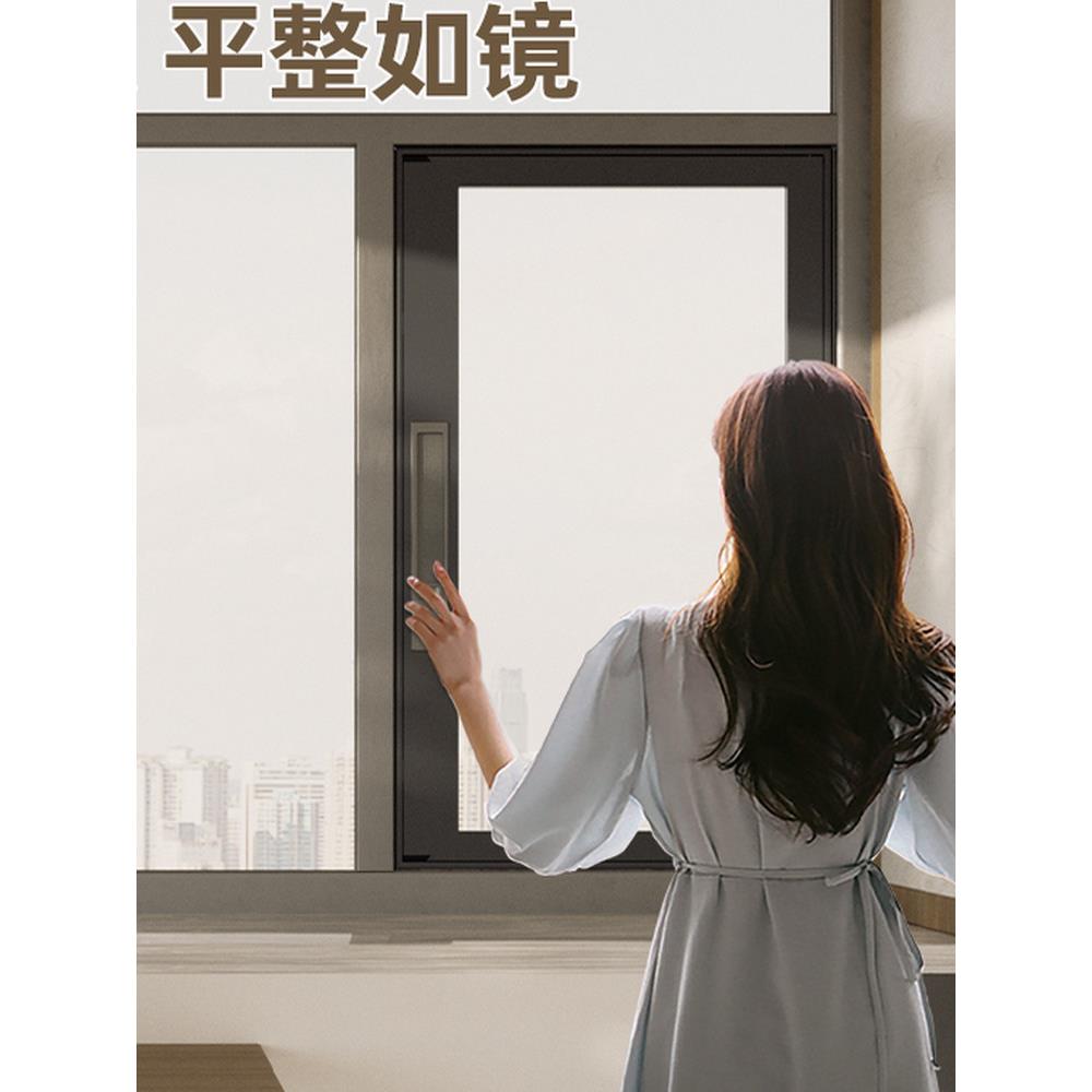 防盗纱窗外开防蚊高清金刚纱网滑盖口袋锁平开防护金钢网定制带锁