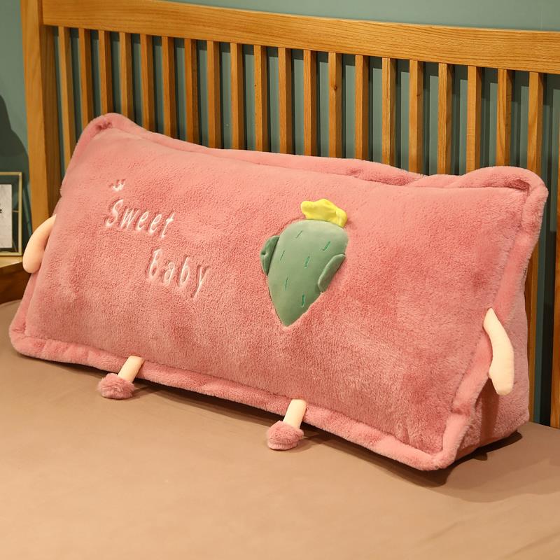 卧室床头靠背软包床上靠枕沙发大抱枕榻榻米飘窗靠垫女宿舍三角枕