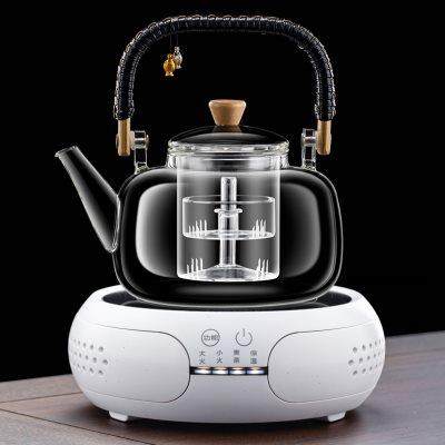 2024新款玻璃全自动蒸煮一体煮茶器泡茶壶养生烧水套装专用电陶炉