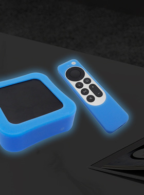 适用于2022apple TV7代遥控器智能电视机顶盒保护套夜光套装