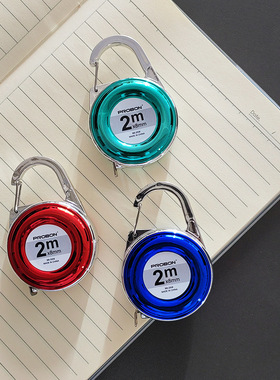 新款2米钢卷尺2Mx8mm迷你广告赠品家用量衣迷你小卷尺