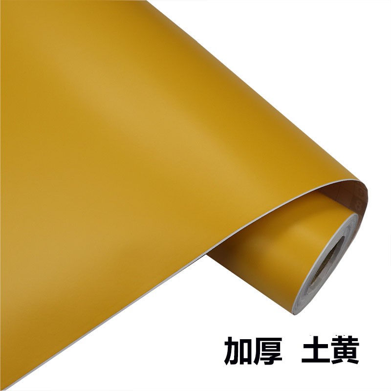 土黄色佛台贴纸橱柜玻璃贴防水防油不干胶即时贴墙贴装饰装潢翻新