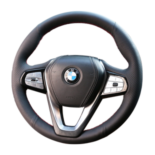 专用于宝马5系新3系6GT方向盘套真皮手缝1系7系X1X3X5X6X7专用套