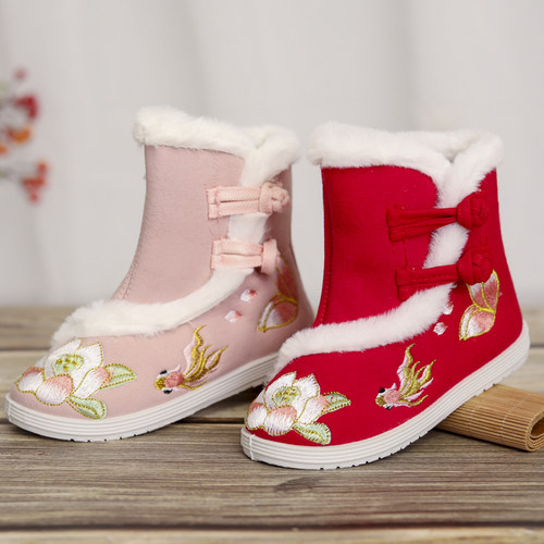 女童加绒加厚冬季汉服