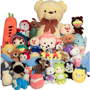 婚庆玩偶毛绒玩具结婚用布娃娃公仔婚礼抛洒套餐大礼包小娃娃批发