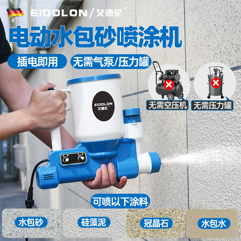 電動水包砂噴漆槍插電即用