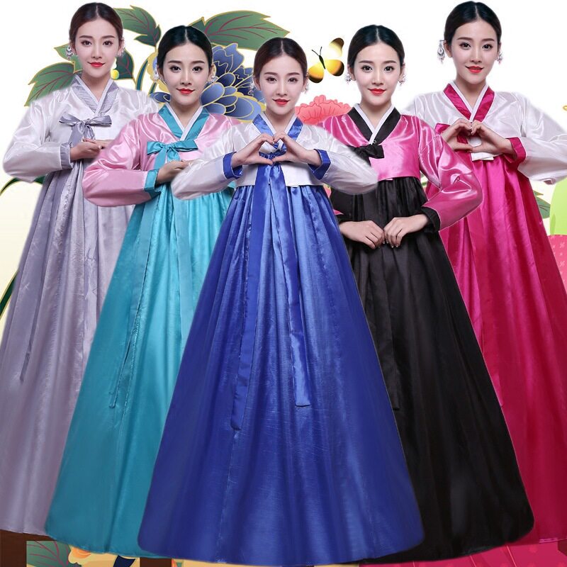 韩服女成人朝鲜族服装传统韩国古装大长今年会少数民族舞蹈