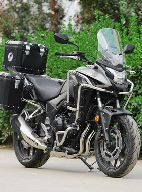 GSADV适用本田cb400x上下护杠304不锈钢保险杠改装三箱铝合金尾箱