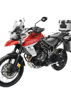 GSADV适用凯旋虎Tiger800三箱边包铝合金尾箱保护杠摩旅改装配件