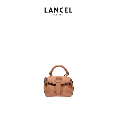 LANCEL/兰姿 Charlie系列迷你手提包单肩斜挎包牛皮革牛皮