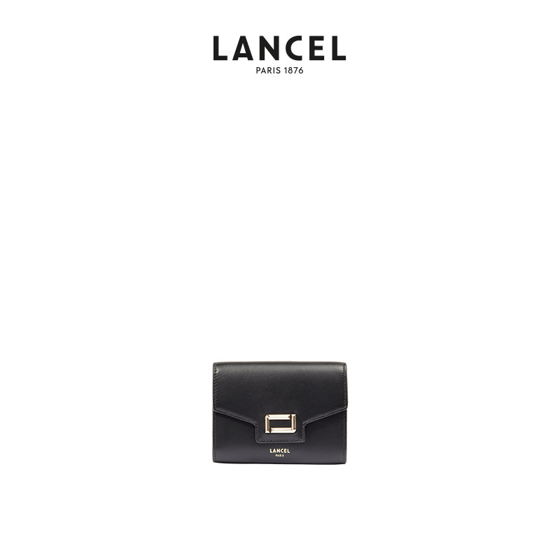 【新品】LANCEL/兰姿  ANGELE系列拉链式钱包卡包 小皮具真皮牛皮