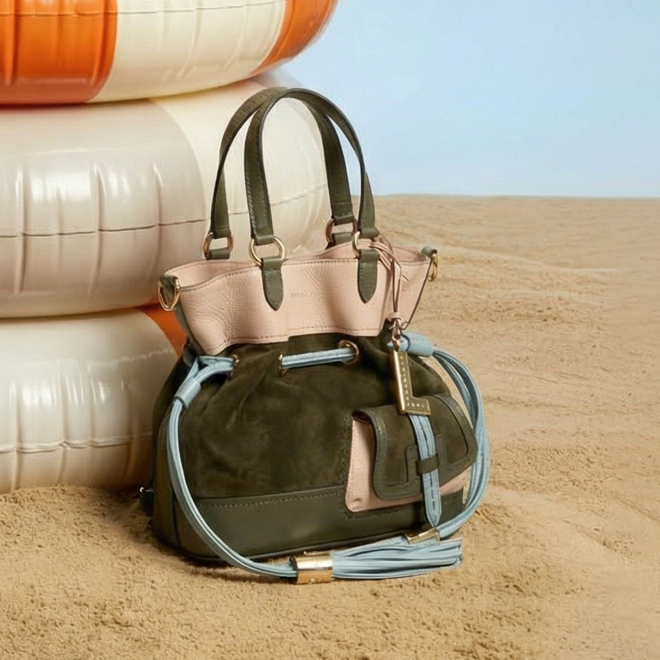 【新品】LANCEL/兰姿 Premier Flirt经典水桶包中号单肩手提包女