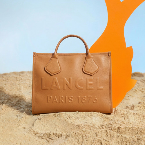 LANCEL/兰姿 JOUR系列中号单肩包 设计感简约托特包