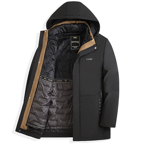 NOME（服饰）2025年冬季男士新款可拆卸内胆加厚保暖连帽羽绒服