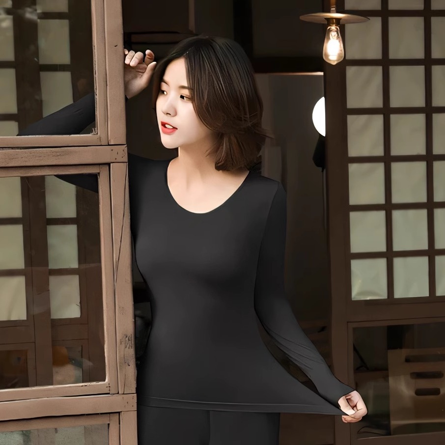 轻薄保暖不臃肿~无缝针织高弹力