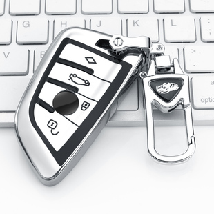 适用宝马钥匙套3系5系刀锋x1x3x4x5x6530钥匙扣525li3207系钥匙包