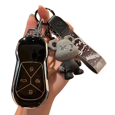 小鹏TPU材质汽车钥匙保护壳