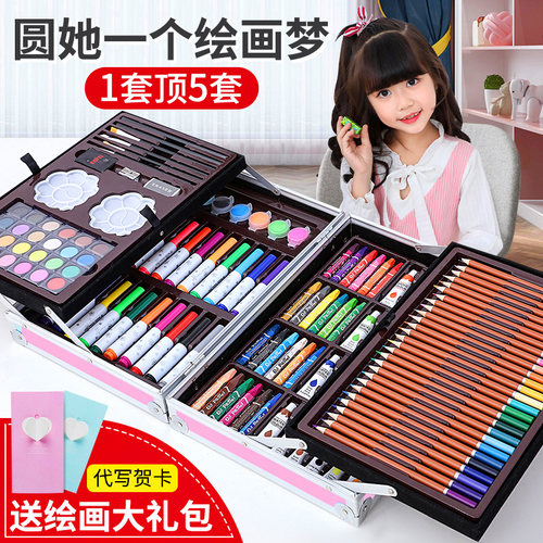 女孩玩具生日礼物学习文具礼盒