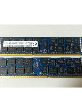 SK/现代原厂 16GB 2RX4 PC3L-12800R 16GB 1600 RDIMM 服务器内存