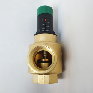 埃美柯 黄铜可视调节自力式压差旁通阀 0.5-3Bar/0.2-1Bar