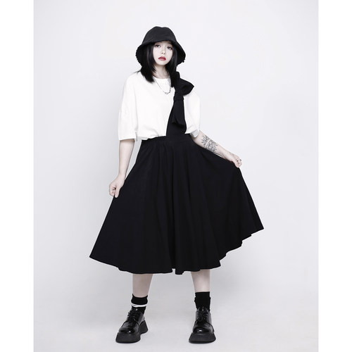 隐觅中长山本风半身裙