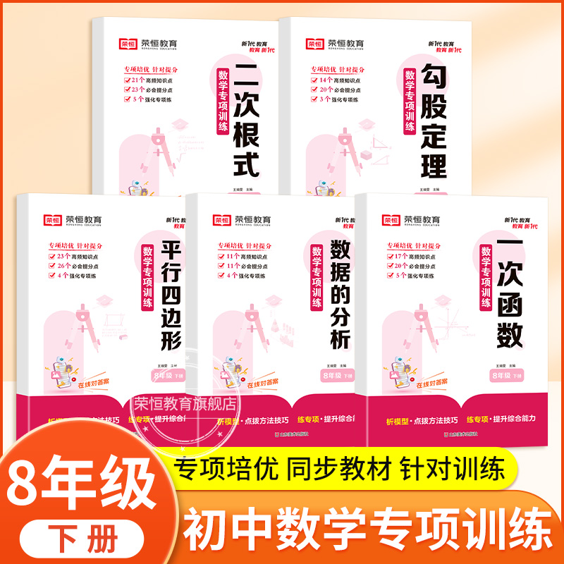 八年级下册数学专项训练书