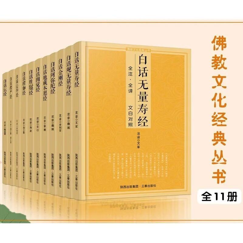 白话佛经全注全译文白对照大佛顶首楞严经佛教十三经浅释简体经文原文加注释译文经书讲记单本宗教佛学入门文化经典书籍11本