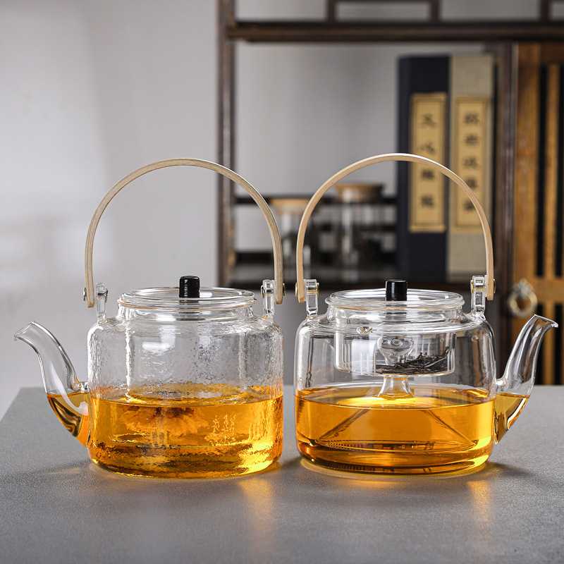 耐热加厚 玻璃茶壶养生煮茶壶 泡茶泡茶杯电陶炉烧水壶蒸汽煮茶壶图片