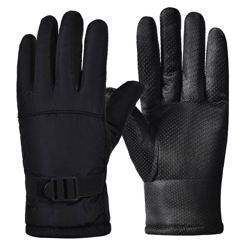 电单车手套手套男冬季加棉加绒防水防寒防风骑车摩托车保暖滑雪防