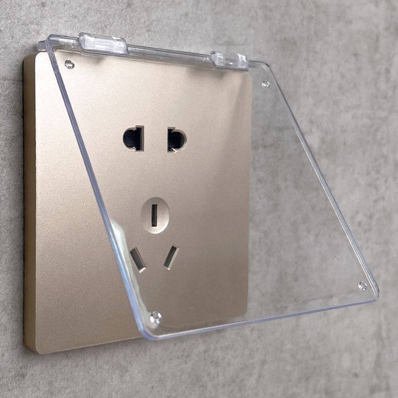 插座面板遮挡盖装饰罩靠墙装插座保护盖86型五孔挨着家具防水防尘