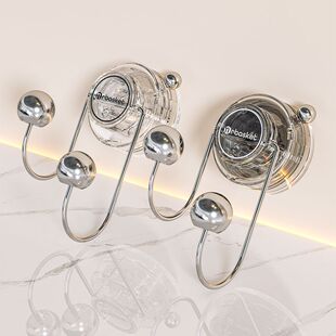 超强力承重大挂钩吸盘挂钩免打孔门后衣帽钩玄关多功能旋转挂勾壁