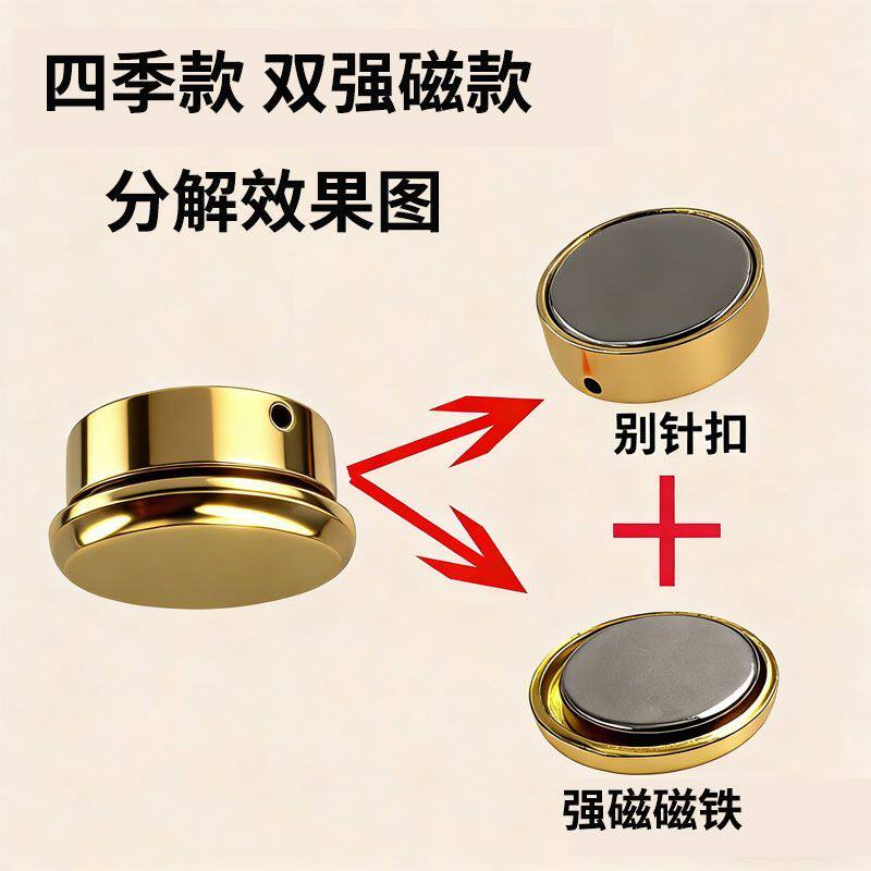 校徽佩戴神器别针转换器