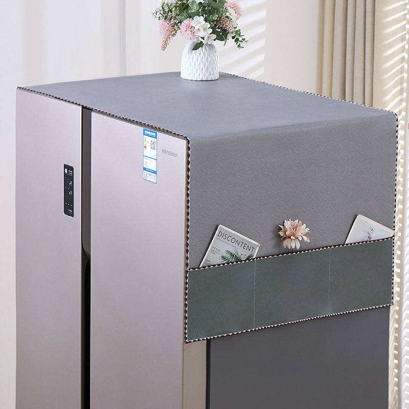 冰箱防尘盖布2025新款新款防滑防水防油污双开门冰箱防尘罩单开门